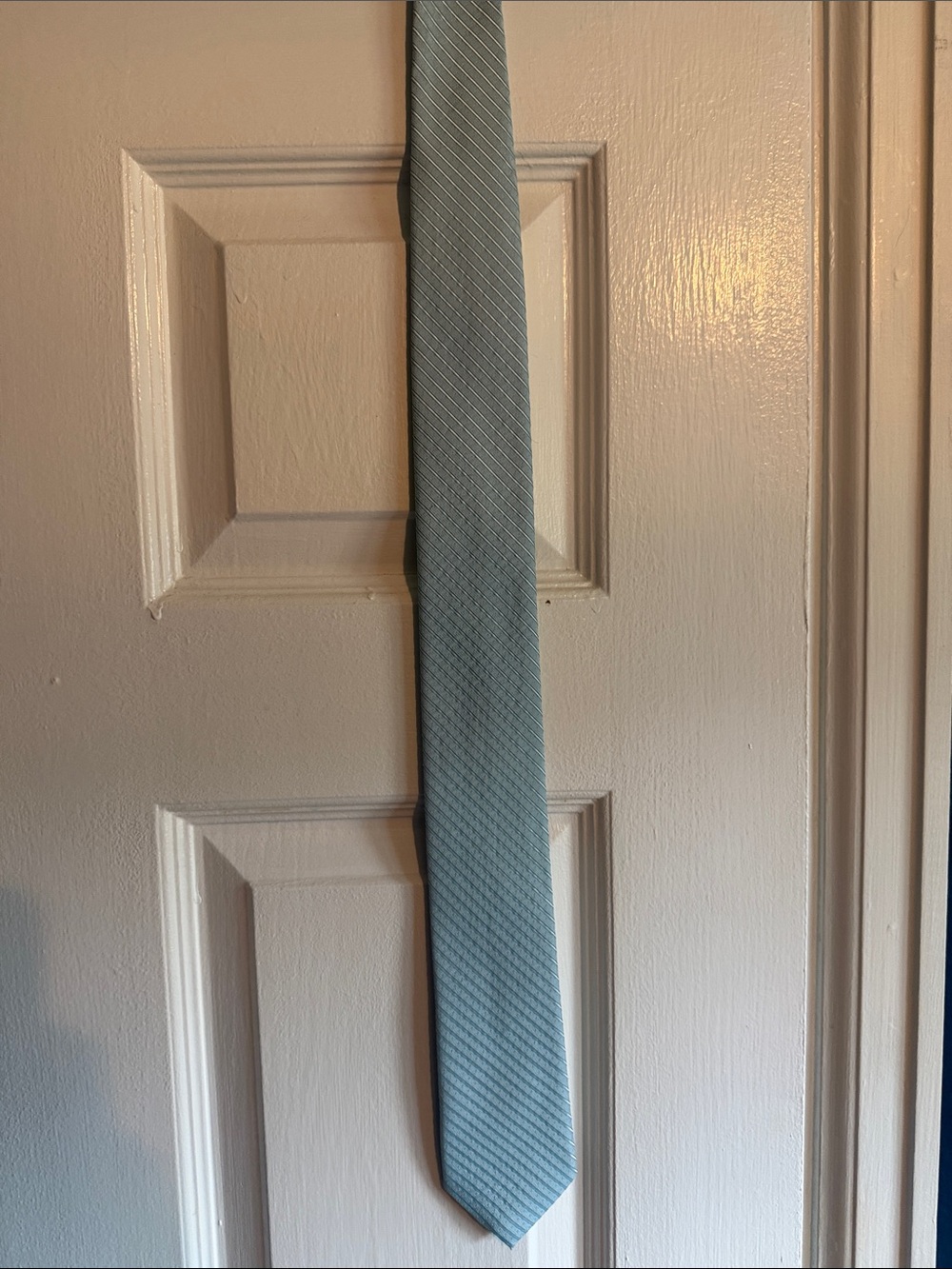 Van Heusen Light Blue Textured Men's Tie